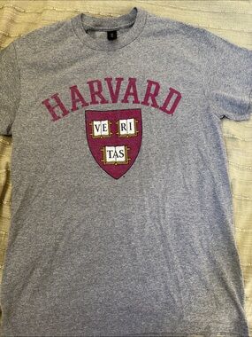 Harvard Gray Graphic T-Shirt 
Size S